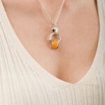 Yellow Agate Necklace