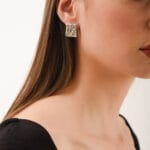 Canvas Earring