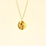 Zircon Gold Pendant