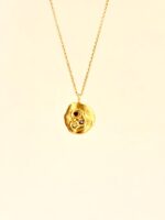 Zircon Gold Pendant