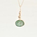 Green Aventurine Oval Necklace