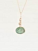 Green Aventurine Oval Necklace