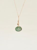 Green Aventurine Oval Necklace - Image 2
